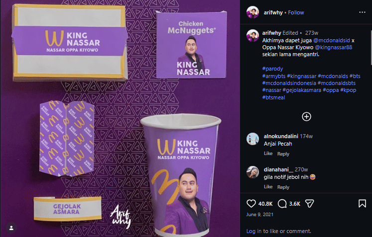 Ekonomi Persona King Nassar: Dari Nastar Bong ke Tiket Istora, Ludes